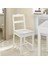 Justına Sandalye Minderi 42/35X40X4 cm Ekru Çift Taraflı Cırtcırtlı Makinede Yıkanabilir Minder 3
