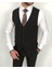 Italyan Stil Slim Fit Erkek Ceket Yelek Pantolon Takım Elbise Kahverengi T8073 5