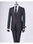 İtalyan stil slim fit ceket yelek pantolon takım elbise antrasit T10326 1
