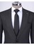 İtalyan stil slim fit ceket yelek pantolon takım elbise antrasit T10326 2