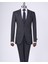 İtalyan stil slim fit ceket yelek pantolon takım elbise antrasit T10326 5