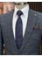Italyan Stil Slim Fit Ceket Yelek Pantolon Takım Elbise Lacivert T10865 4