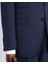 Italyan Stil Slim Fit Ceket Yelek Pantolon Takım Elbise Lacivert T11393 4