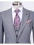 Italyan Stil Slim Fit Ceket Yelek Pantolon Takım Elbise Antrasit T11486 2