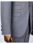 Italyan Stil Slim Fit Ceket Yelek Pantolon Takım Elbise Antrasit T11486 3
