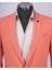 İtalyan Stil Slim Fit Ceket Pantolon Takım Elbise Kiremit T12515 2