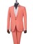 İtalyan Stil Slim Fit Ceket Pantolon Takım Elbise Kiremit T12515 5