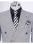 İtalyan Stil Slim Fit Erkek Kruvaze Ceket Pantolon Takım Elbise Siyah T12980 2