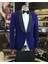 Italyan Kesim Erkek Ceket Pantolon Damatlık Set Saks T7494 3