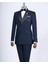Italyan Kesim Slim Fit Kruvaze Ceket Pantolon Damatlık Set Lacivert T9215 1