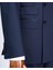 Italyan Kesim Slim Fit Kruvaze Ceket Pantolon Damatlık Set Lacivert T9215 4