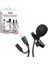 JH-041-A Cep Telefonu Için Ligthning Girişli Youtuber Yaka Mikrofonu 3