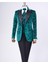 İtalyan kesim slim fit ceket yelek pantolon damatlık set yeşil T12520 2