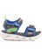 Mavi Cırtlı Işıklı Erkek Çocuk Spor Sandalet 018127 P 1