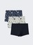 Lcw Kids Lacivert Baskılı Erkek Çocuk Boxer 3'lü 1