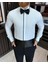 İtalyan Kesim Damatlık Slim Fit Ata Yaka Erkek Gömlek T3469 4