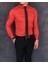 Italyan Stil Slim Fit Erkek Kravat Yaka Gömlek Kiremit T5904 1