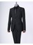 Italyan Stil Slim Fit 8 Drop Ceket Yelek Pantolon Takım Elbise Siyah T12730 1