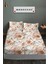 %100 Pamuk Lastikli Çarşaf Özel Tasarım 5d Dijital 60 Tel Soft Rose 1