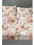 %100 Pamuk Lastikli Çarşaf Özel Tasarım 5d Dijital 60 Tel Soft Rose 3
