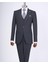 Italyan Stil Ceket Yelek Pantolon Takım Elbise Antrasit T12804 1