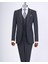 Italyan Stil Ceket Yelek Pantolon Takım Elbise Antrasit T12804 5