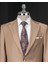 Italyan Stil Ceket Pantolon Takım Elbise %88 Yünlü Kahverengi T14162 2
