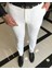 İtalyan Stil Slim Fit Erkek Kumaş Pantolon Ekru T4813 2