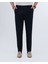 Italyan Stil Slim Fit Erkek Pileli Kumaş Pantolon Lacivert T5288 1