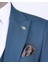Italyan Stil Slim Fit 8 Drop Ceket Yelek Pantolon Takım Elbise Yeşil T12631 3