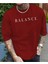 Balance Baskılı Oversize Unısex Tshirt -%100 Pamuk Kumaş- Caglisa 1