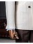 Italyan Stil Slim Fit Kruvaze Erkek Tek Ceket Ekru T14279 5