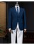 Italyan Stil Slim Fit Mono Yaka Erkek Tek Ceket Lacivert T14306 3