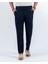 Italyan Stil Slim Fit Bel Detaylı Erkek Pantolon Lacivert T14301 1