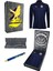 Orijinal 23/24 A Takım Hoca Yarım Fermuar Lacivert Çocuk Sweat + Kalem Set Ahşap Kutulu 1