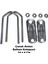 Çanak Anten Balkon Kelepçesi Uzun U Standart 14 cm (2’li Paket) 1