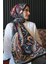 Damla Motif Desen Bordo Soft Pamuk Şal 2