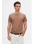 Ds Damat Slim Fit Antrasit/vizon/beyaz 3'lü T-Shirt 4HC14ORTBN533 3
