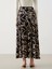 Lcw Grace Siyah Beli Lastikli Desenli Kadın Etek 4