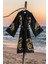 Organik %100 Pamuk Kimono Yaka Sabalık Bornoz Plaj Elbisesi - Viserion - Sarı - S/m 2