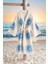Organik %100 Pamuk Kimono Yaka Sabalık Bornoz Plaj Elbisesi - Heliona V2 - L/xl 1