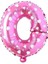 Parti̇ Vi̇tri̇i̇ O Harfi 16 Iç Pembe Kalpli Rek Folyo Balo 36 cm (Pembe) 1