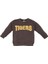 Erkek Bebek Bisiklet Yaka Baskılı Içi Yumuşak Tüylü Sweatshirt 1