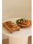 Justwood 2 Li Risus Top Ayaklı 29 Cm Ve 17x30 Cm Ahşap Dikdörtgen Pasta Sunum Servis Tabağı Seti 4