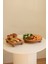 Justwood 2 Li Risus Top Ayaklı 29 Cm Ve 17x25 Cm Ahşap Dikdörtgen Pasta Sunum Servis Tabağı Seti 2