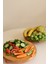 Justwood 2 Li Risustop Ayaklı 25 Cm Ve 29 Cm Ahşap Yuvarlak Pasta Sunum Servis Tabağı Seti 4