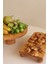 2 Li 29/12 Lucca ve 17X30 cm Risus Ahşap Dikdörtgen Pasta Sunum Servis Tabağı Seti 4
