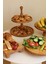 4lü 29 cm Lucca Pastalık, 29 cm Risus, 17 x 30 Risus,2 Katlı Kek Standı Ahşap Çeyiz Seti 2