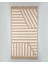 Eglish Home Liear Dokuma Kilim 80X150 cm Açık Krem - Kahve 1