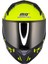 M-910 Vıgor Mat Siyah-Sarı Güneş Vizörlü Kask (Gri Camlı) 2